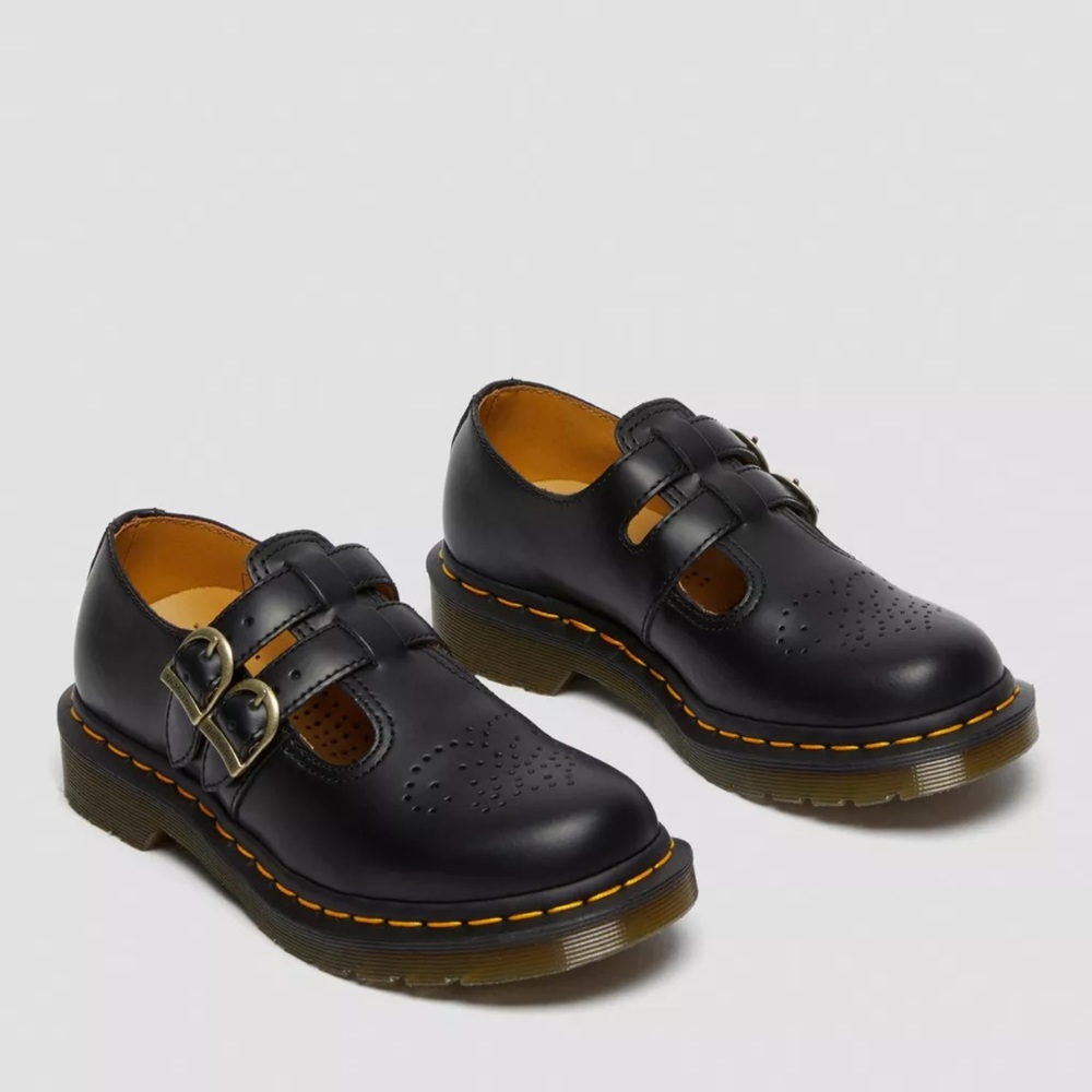 DR MARTENS 8065 SMOOTH LEATHER MARY JANE SHOES